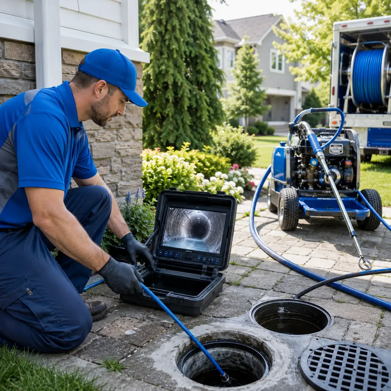 Outdoor drain cleaning professionals serving Cleveland, GA